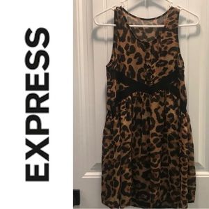 Express tunic top. Cheetah print. Extra small.
